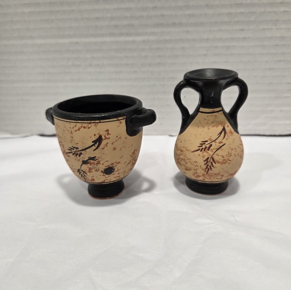 Vintage Pair of Mini Greek Goddess Pottery - Picture 3 of 8